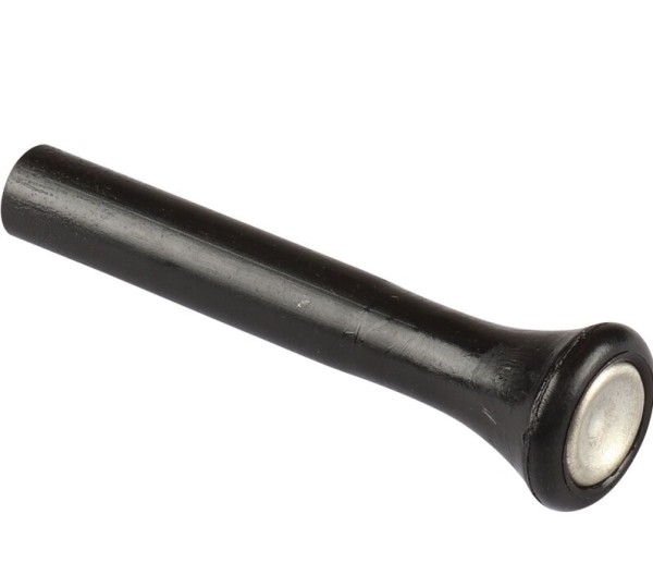 Türsicherungsknopf, schwarz mit silberner Mitte Set 4x
